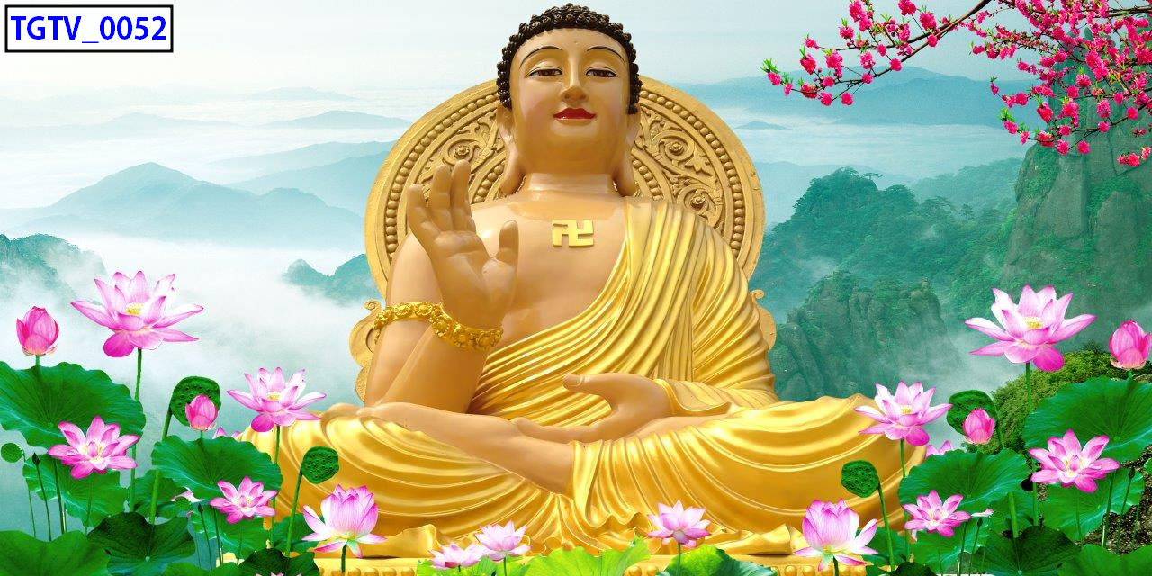 Tranh kính 3D Phật giáo